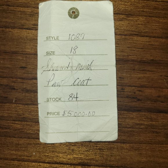 Sheared Mink Paw Coat - Picture 4 of 4